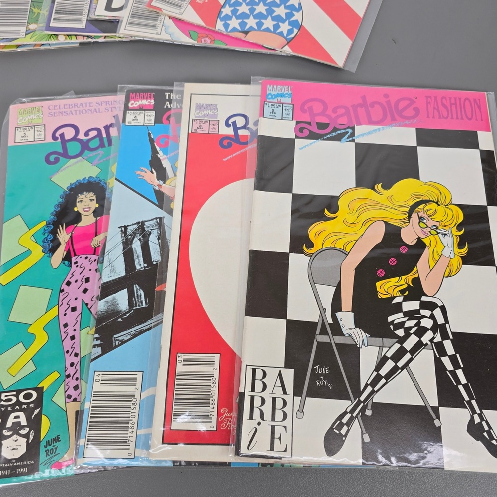 Vintage 31 Marvel Barbie Comic Book Lot Issue 1-8 10-17 1991 & Fashion 2-8 10-17 - Picture 10 of 16